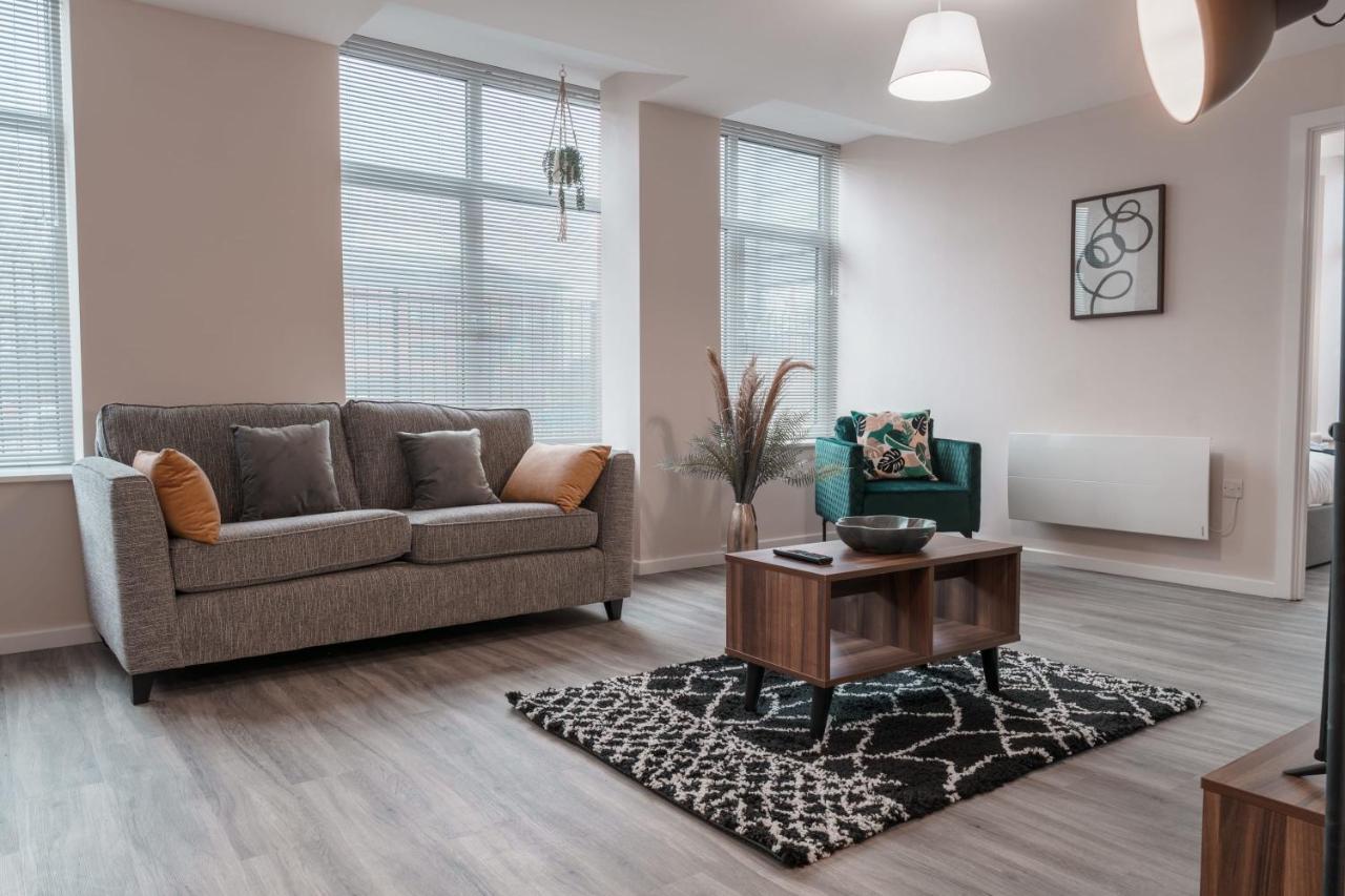 Contemporary 2 Bed Manchester Apartment - Sleeps 4 Exteriör bild