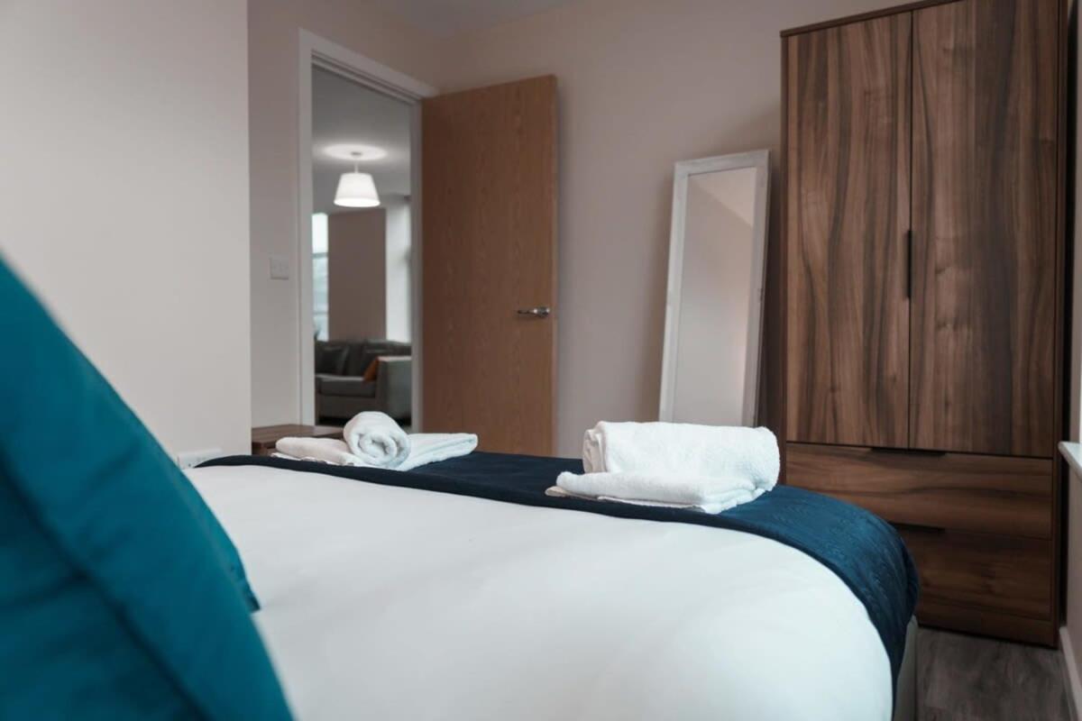 Contemporary 2 Bed Manchester Apartment - Sleeps 4 Exteriör bild