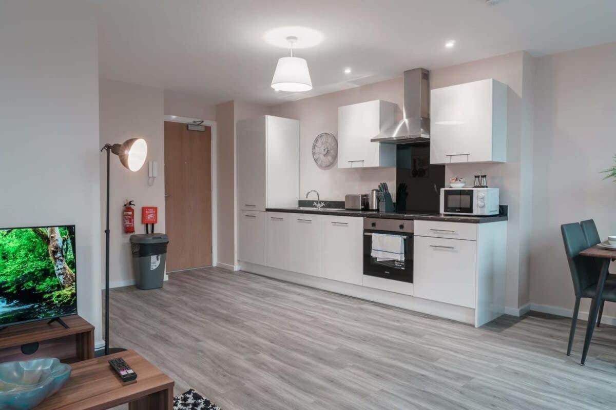 Contemporary 2 Bed Manchester Apartment - Sleeps 4 Exteriör bild